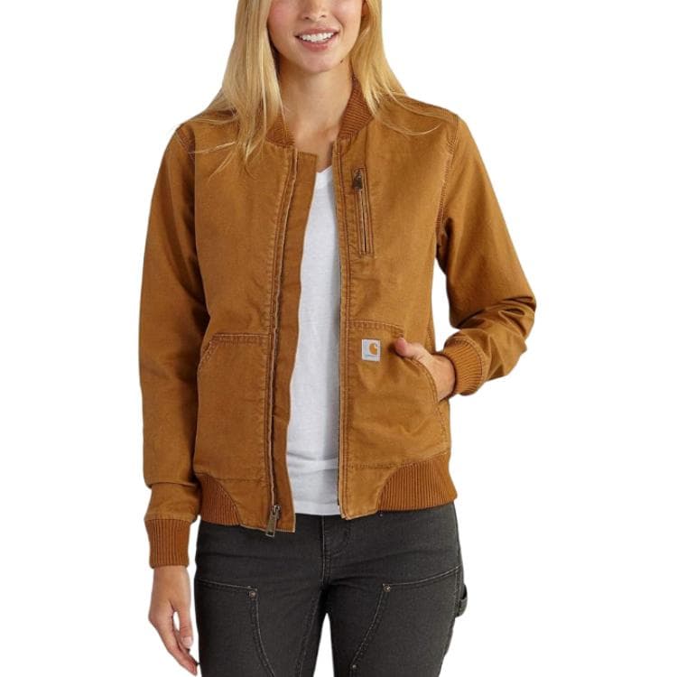 Куртка Carhartt 102524 WOMEN'S RUGGED FLEXCANVAS JACKET - 1 WARM RATING RELAXED FIT - изображение 1