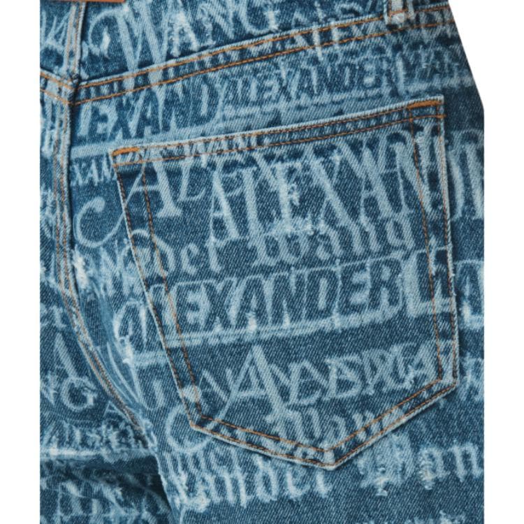 Джинсы Alexander Wang SS24 Джинсы Женские Индиго - изображение 2