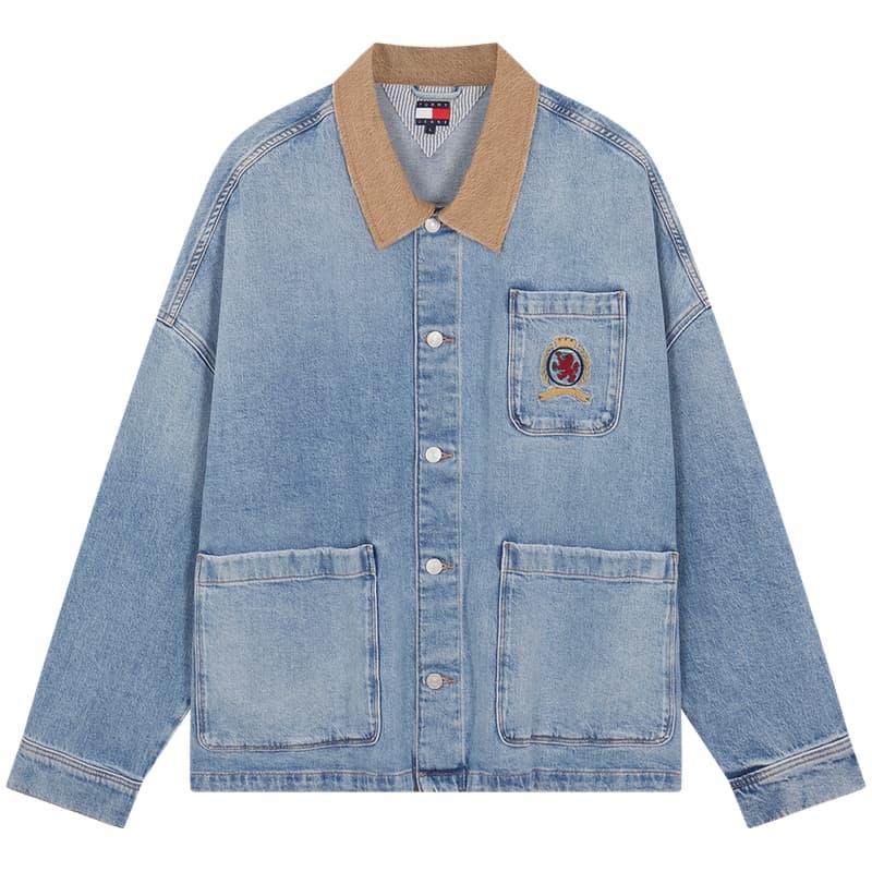 Куртка Tommy Hilfiger Куртки и Пальто Мужской Джинсовый Синий 1AB - изображение 1