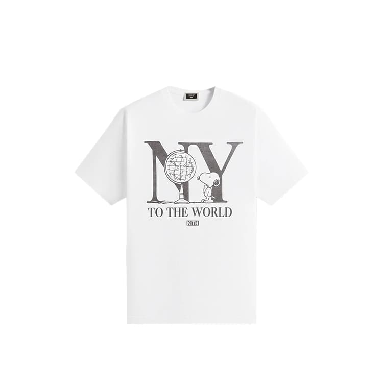 Футболка Kith X PEANUTS T-Shirt Мужская Белая - изображение 1