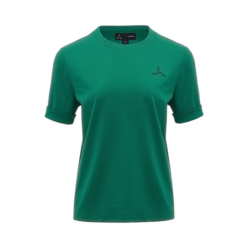 Футболка LI NING 1990 Classic Collection Прохладный Сосновый Зеленый Женские Футболки - изображение 1