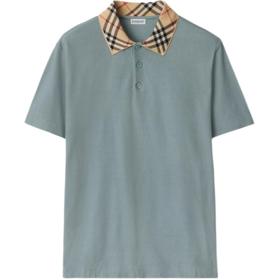 Поло Burberry SS25 Поло Мужское Серое - изображение 1