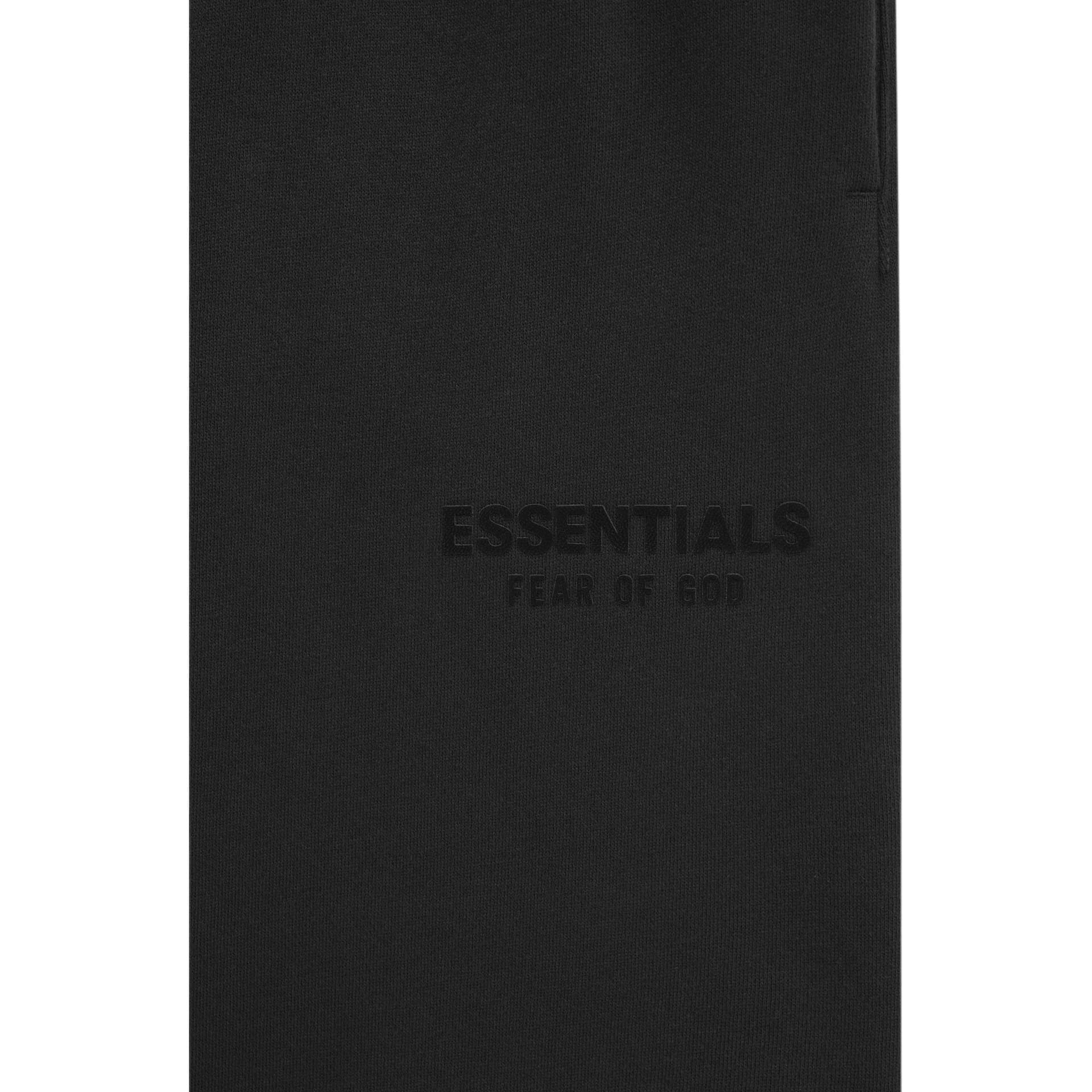 Штаны Fear of God Essentials SS24 WOMENS SWEATPANT LOGO Black - изображение 3
