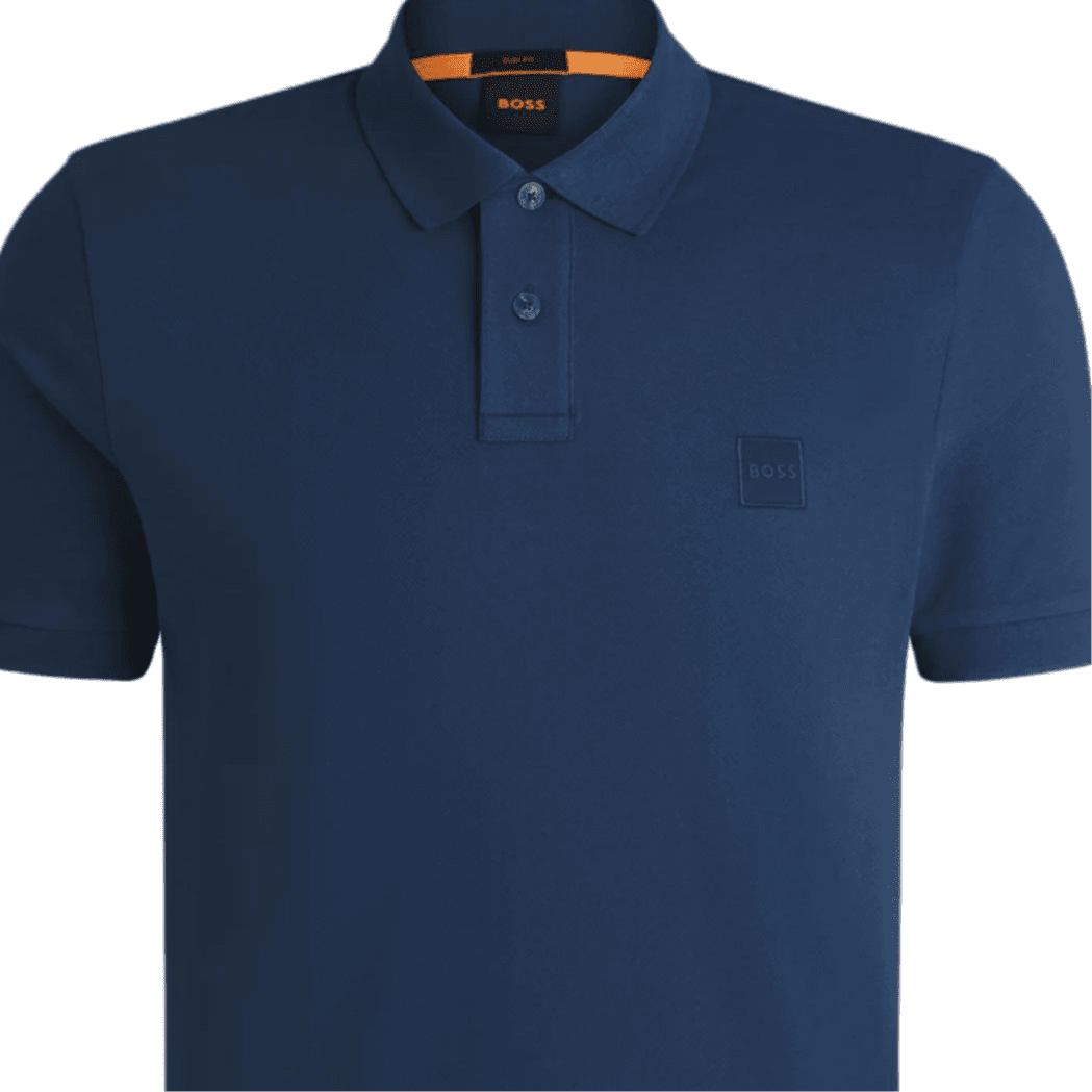 Поло HUGO BOSS Поло Мужское Морской Синий - изображение 2
