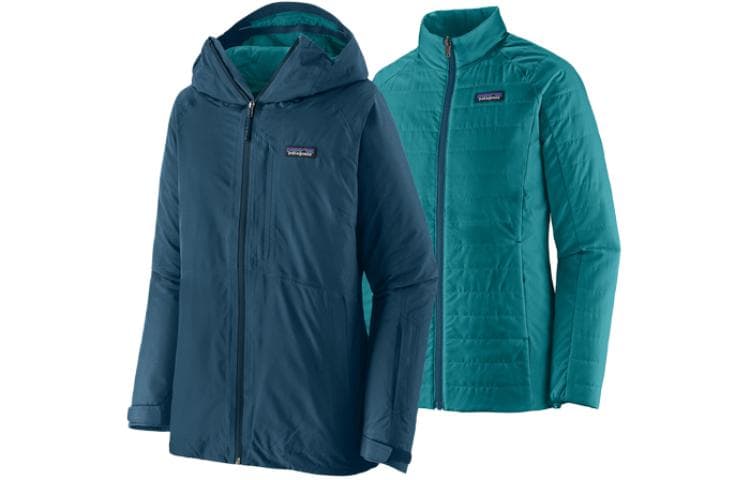 Куртка patagonia 3-in-1 Powder Town Jacket - изображение 3
