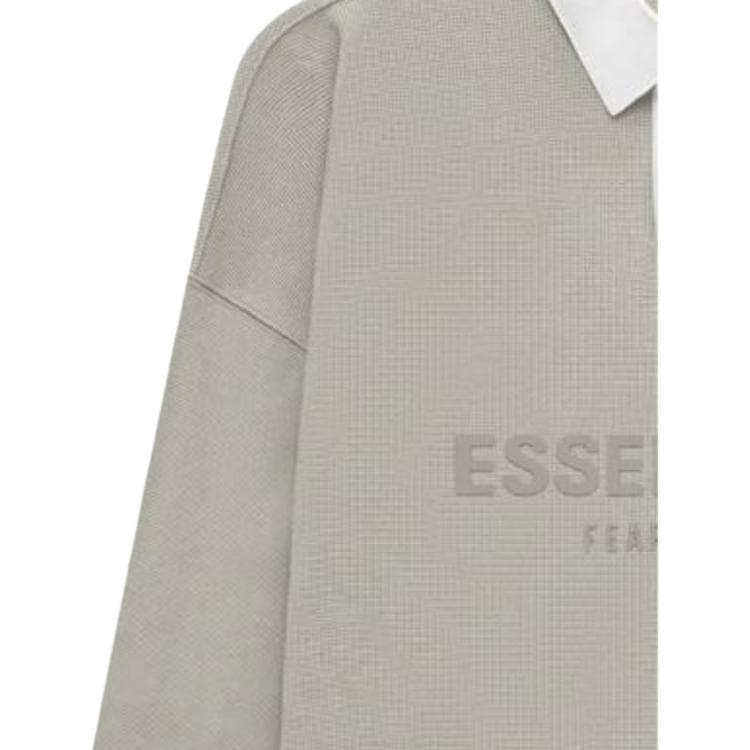 Поло Fear of God Essentials SS23 Waffle Henley Rugby Seal LogoPolo - изображение 3