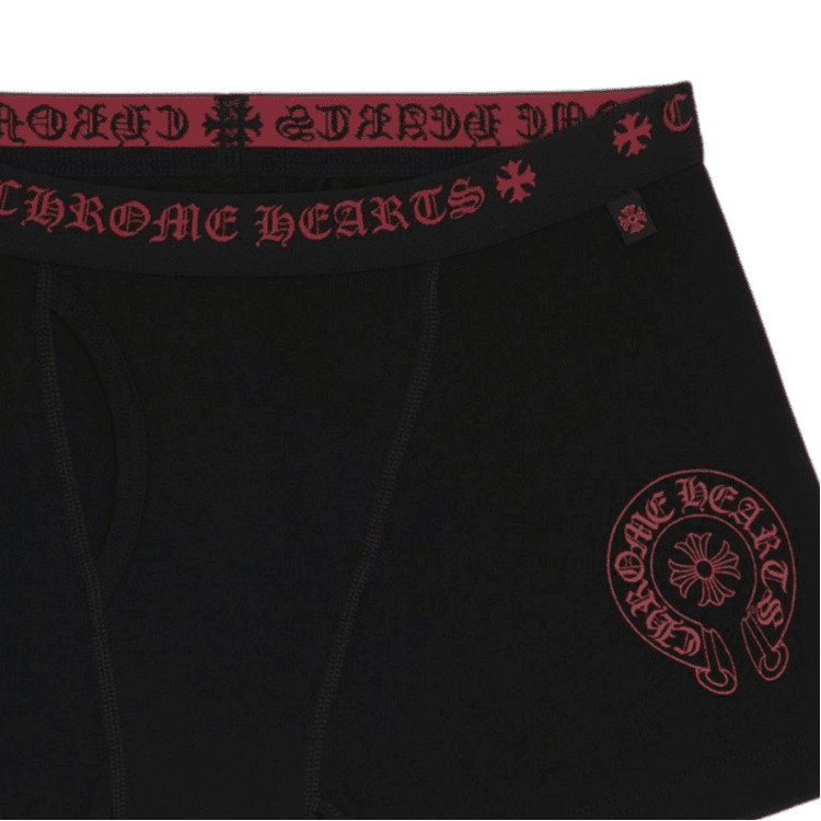 Трусы Chrome Hearts Мужское нижнее белье 1 упаковка черного цвета - изображение 3
