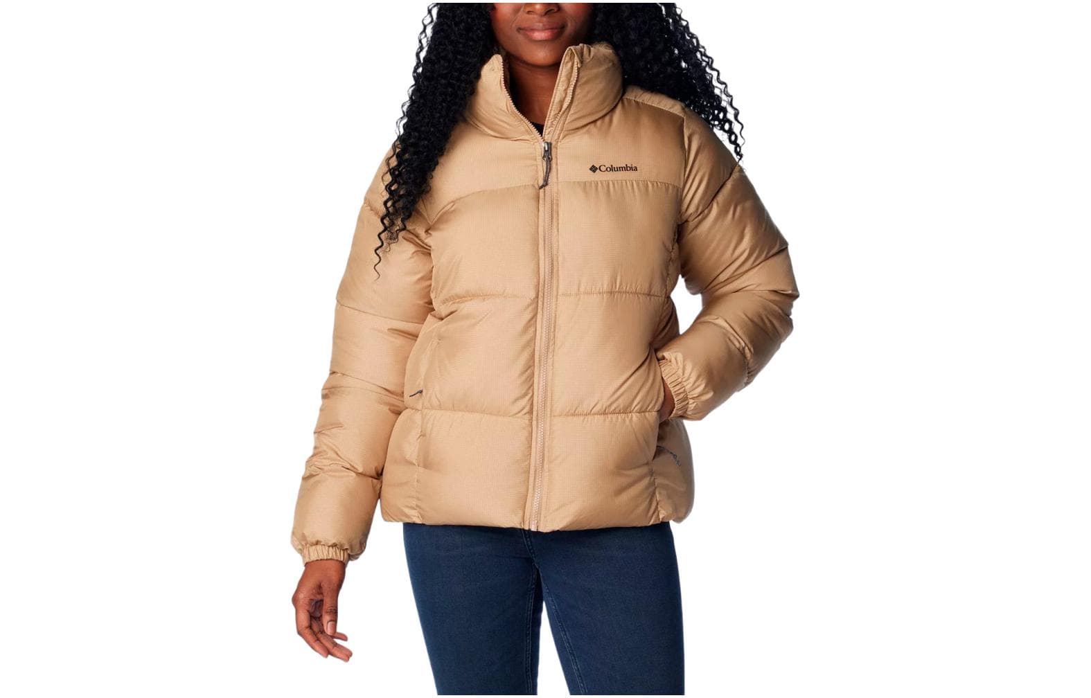 Пуховик Columbia Puffect Quilted Jacket Brown - изображение 1