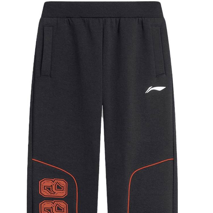 Li NING Young Спортивные трикотажные брюки Черный Детский - изображение 3
