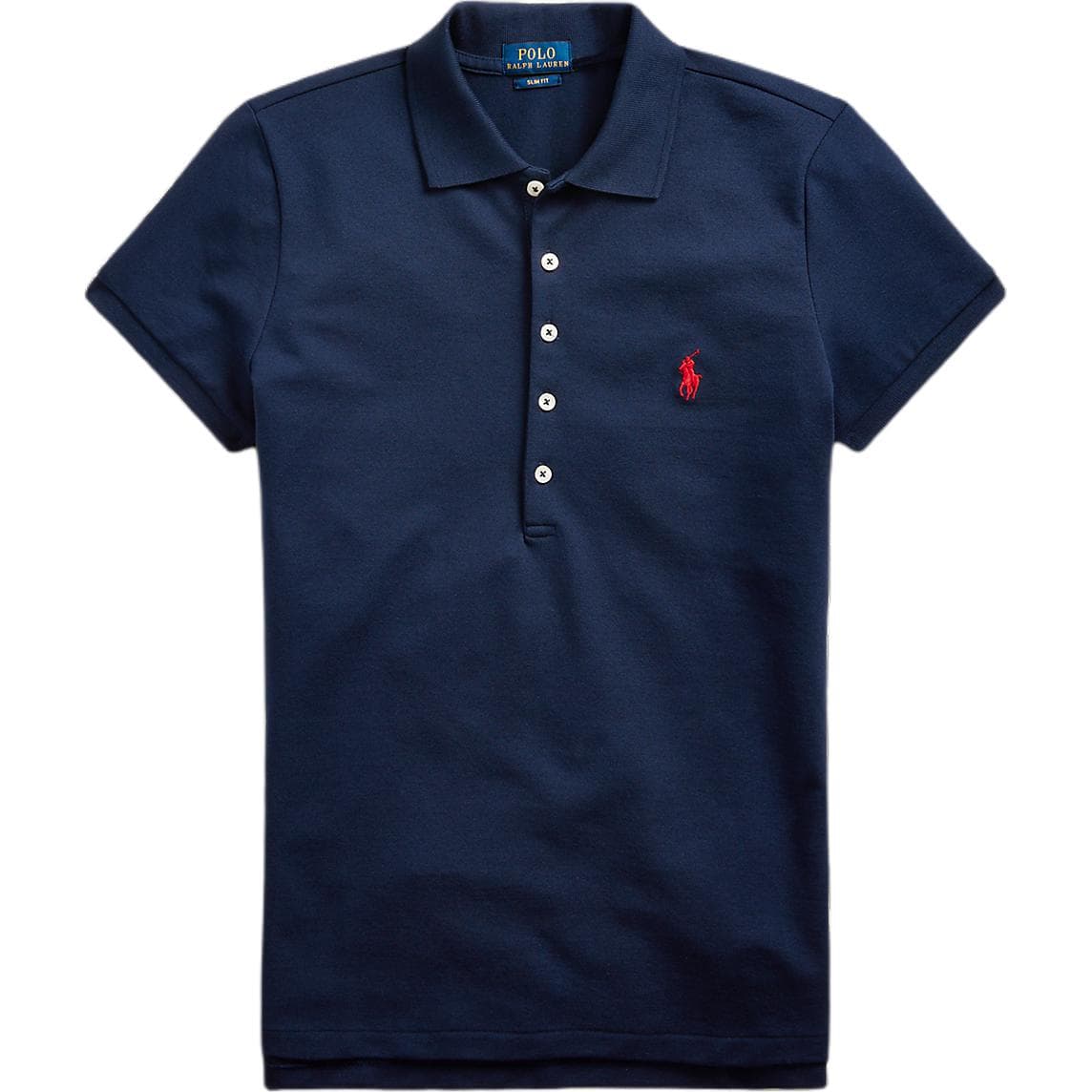 Polo Ralph Lauren Поло Облегающий Женские Темно-синий - изображение 1
