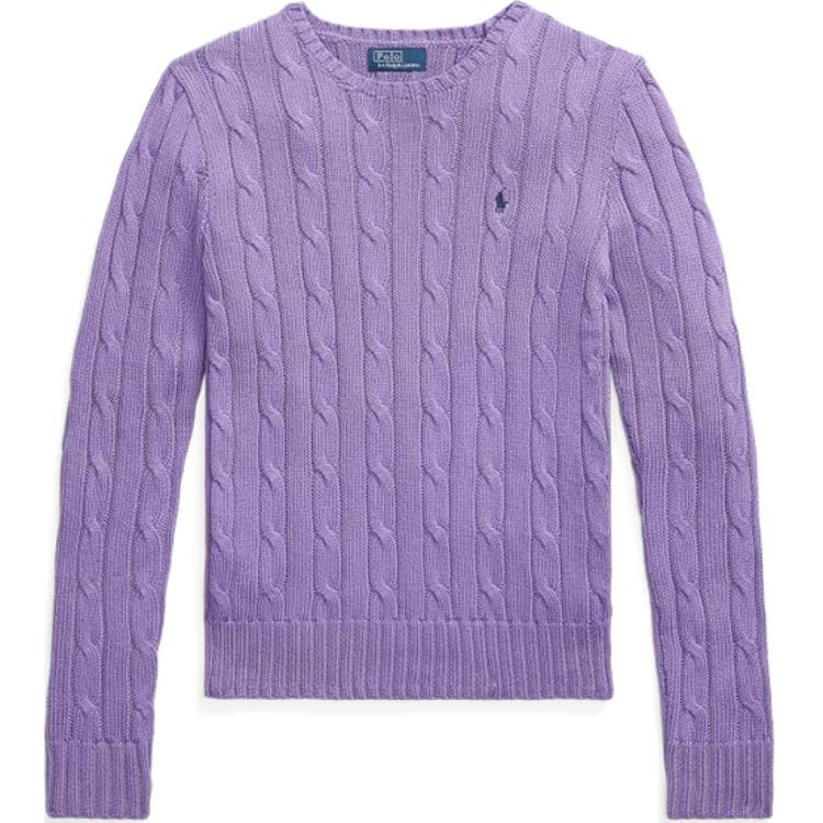 Кофта Polo Ralph Lauren Трикотаж Облегающий Женский Фиолетовый - изображение 1