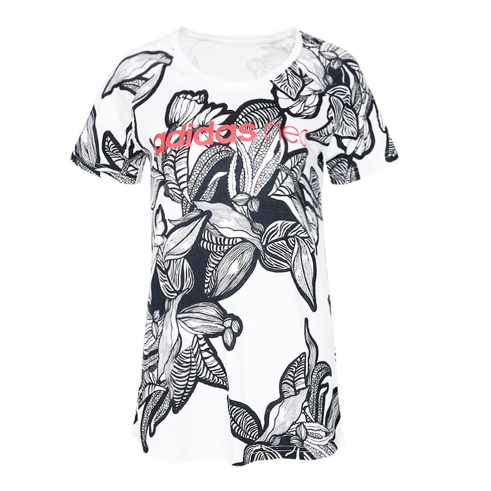Футболка Adidas Neo T Рубашка Женская Белая - изображение 1