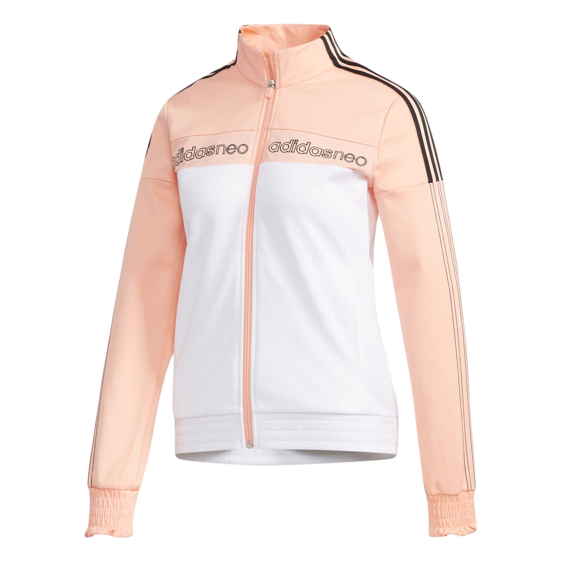Куртка Adidas Neo Куртки Пальто Женские Guangming Розовый Белый - изображение 1