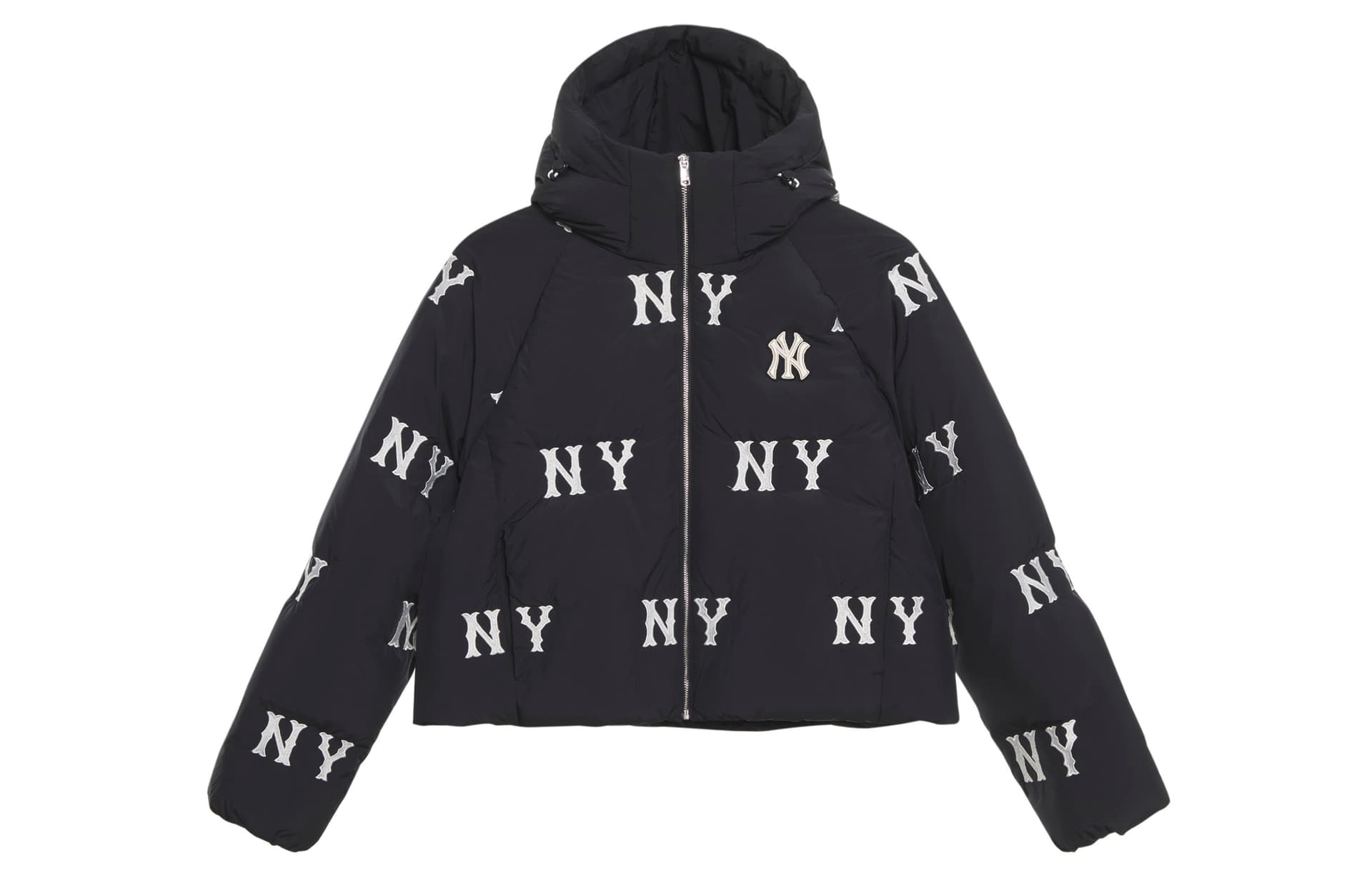 Пуховик MLB New York Yankees 24FW Down Jacket Женская Черная - изображение 1