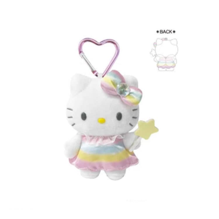 Санрио Hello Kitty Длинноногая Хэйсей Нобельная Женщина Ангел Китти Сердце Пряжка Коллекция Радужные Эльфийские Куклы - изображение 2