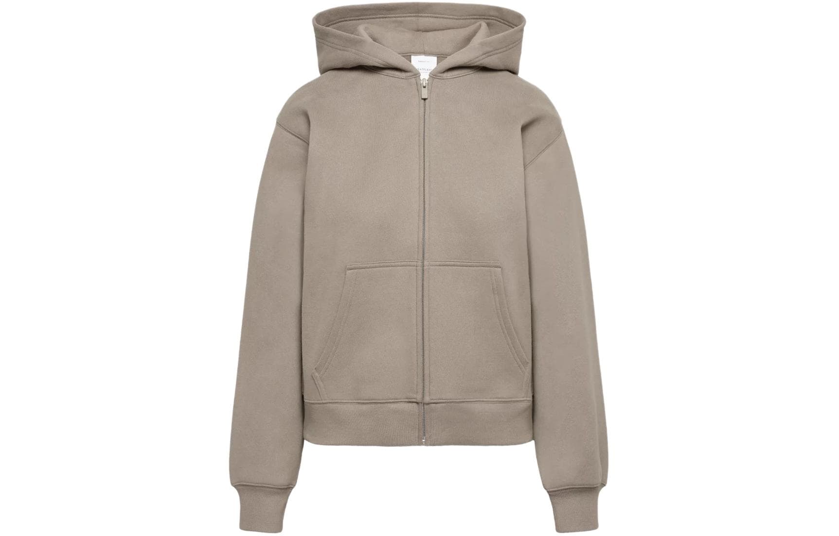 Худи ARITZIA Уютный флис Идеальная молния толстовка с флисовой подкладкой капюшон спущенные плечи длинные рукава - изображение 1