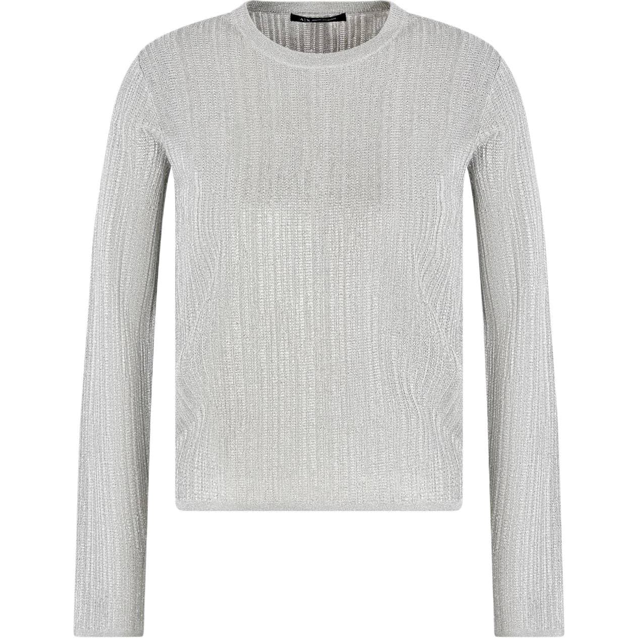 Кофта ARMANI EXCHANGEAE FW24 Трикотаж Женский Серебристый - изображение 1