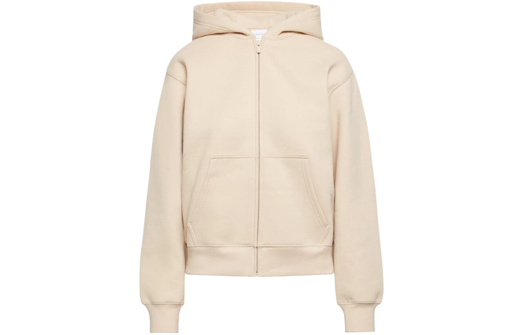 Худи ARITZIA Уютный флис Идеальная молния толстовка с флисовой подкладкой капюшон спущенные плечи длинные рукава - изображение 6