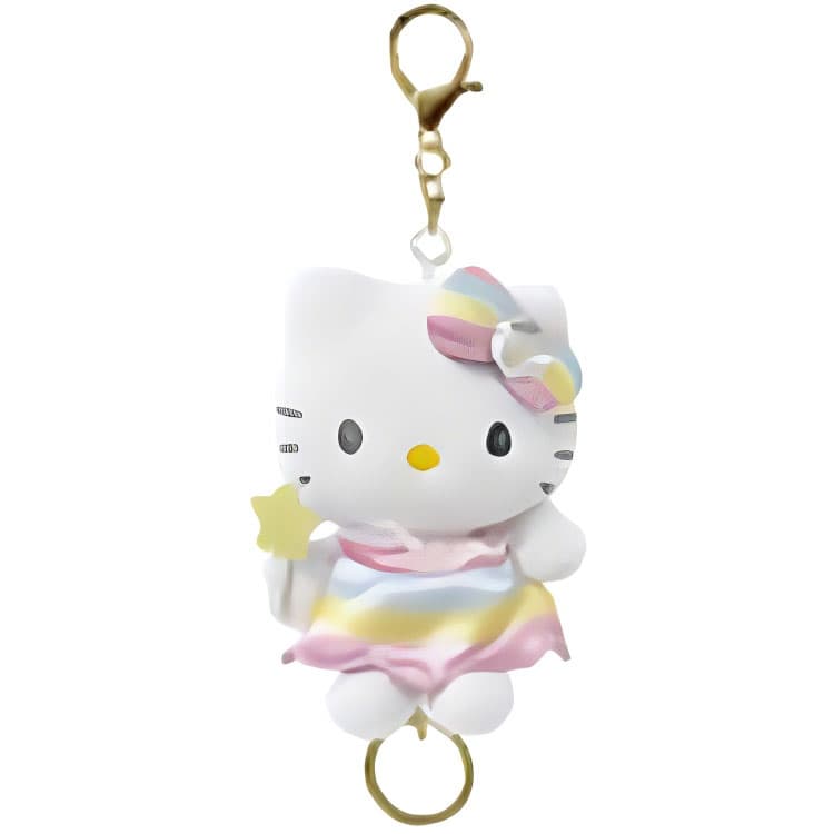 Санрио Hello Kitty Hello Kitty Длинноногая наследница Ангел выдвижная нижняя заколка коллекция русалка розовый эльф - изображение 1
