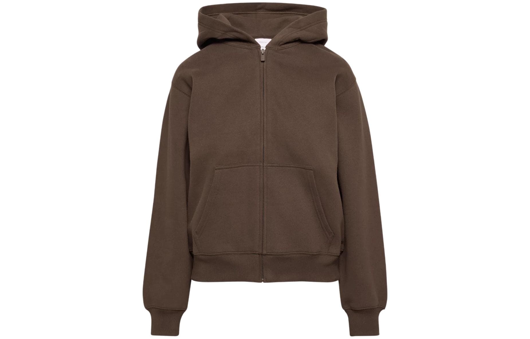 Худи ARITZIA Уютный флис Идеальная молния толстовка с флисовой подкладкой капюшон спущенные плечи длинные рукава - изображение 12