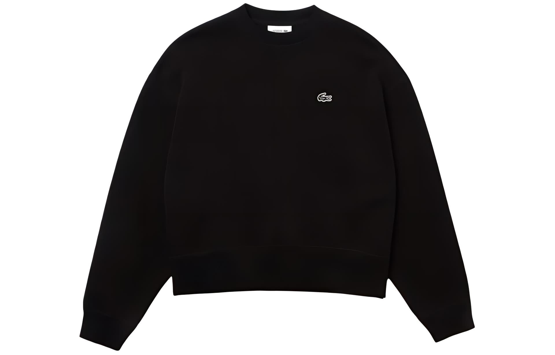 Худи LACOSTE Толстовка женская черная - изображение 1