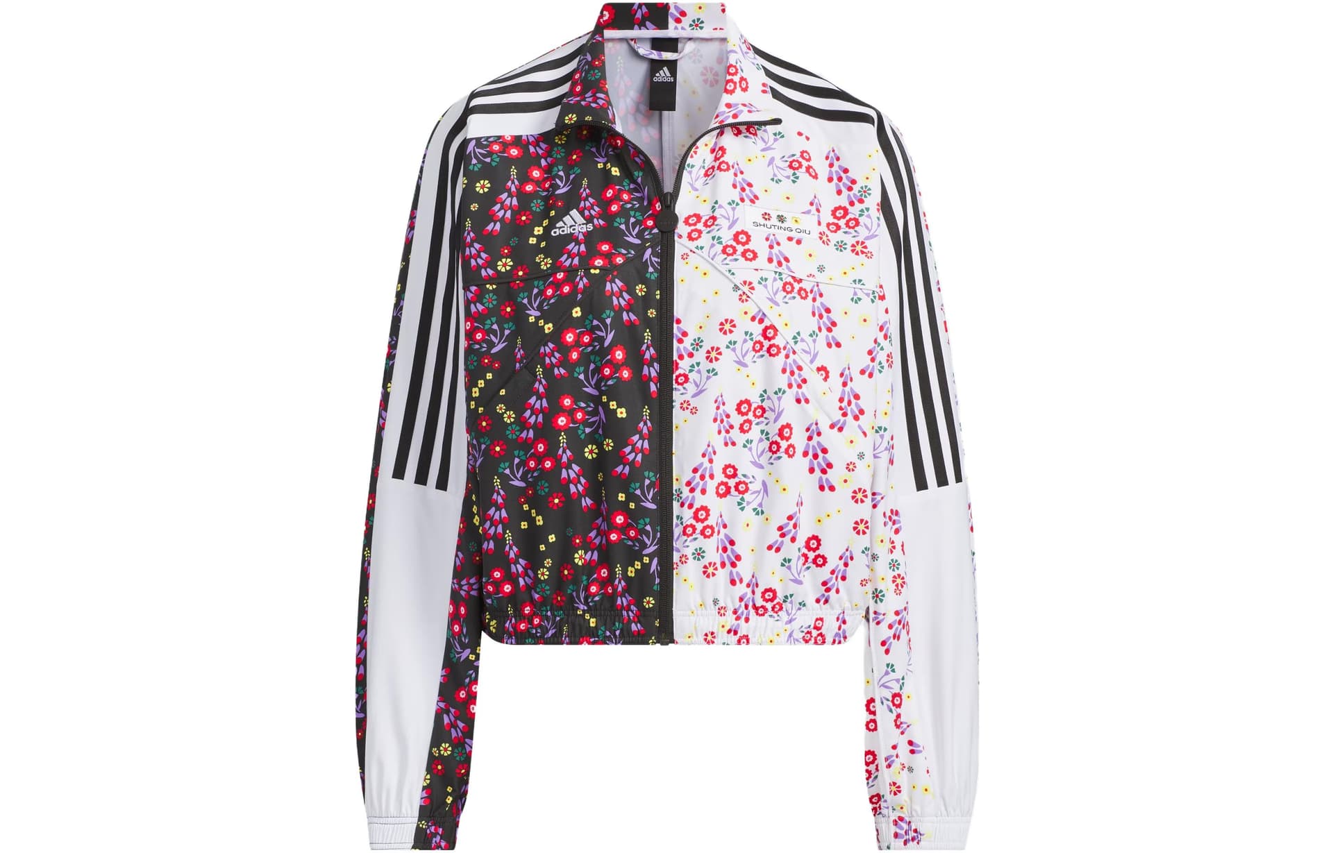 Куртка Adidas Куртка Женская Черно-Белая - изображение 1