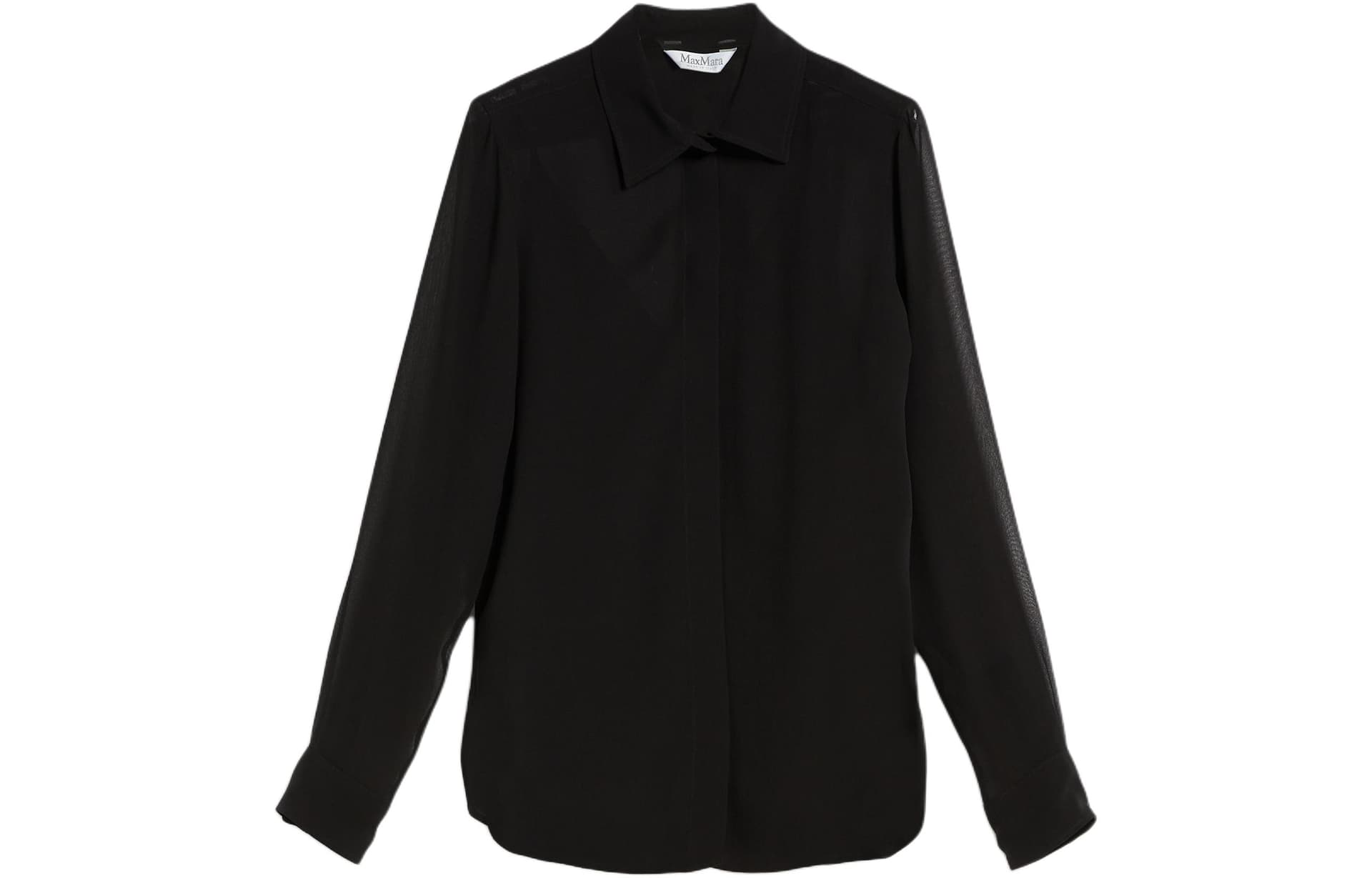 Блузка MaxMara Manche Silk Georgette Shirt - изображение 1