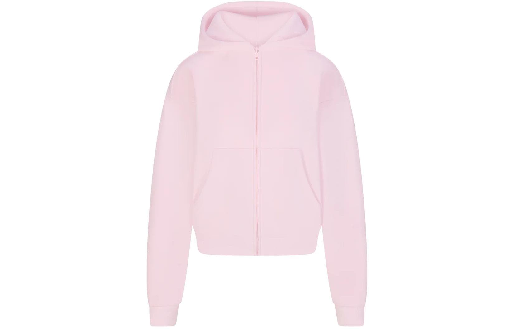 Худи SKIMS Cotton Fleece Classic Zip Up Hoodie Cherry Blossom - изображение 1