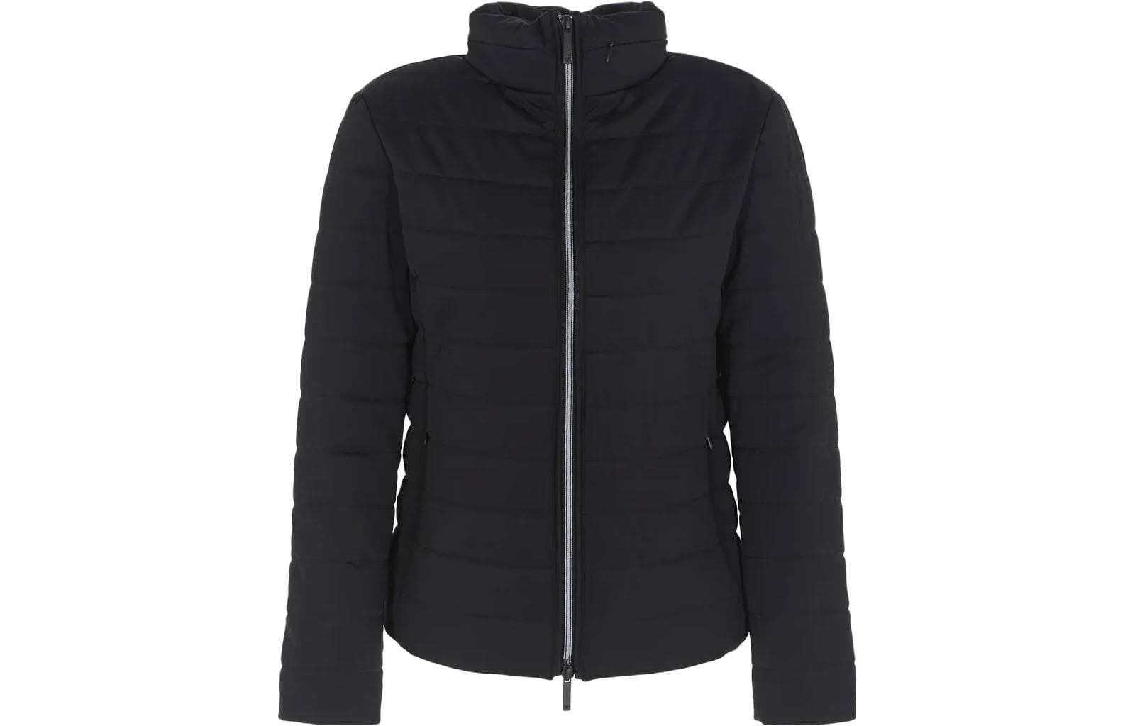Куртка EMPORIO ARMANI Хлопковый пуховик женский черный - изображение 1