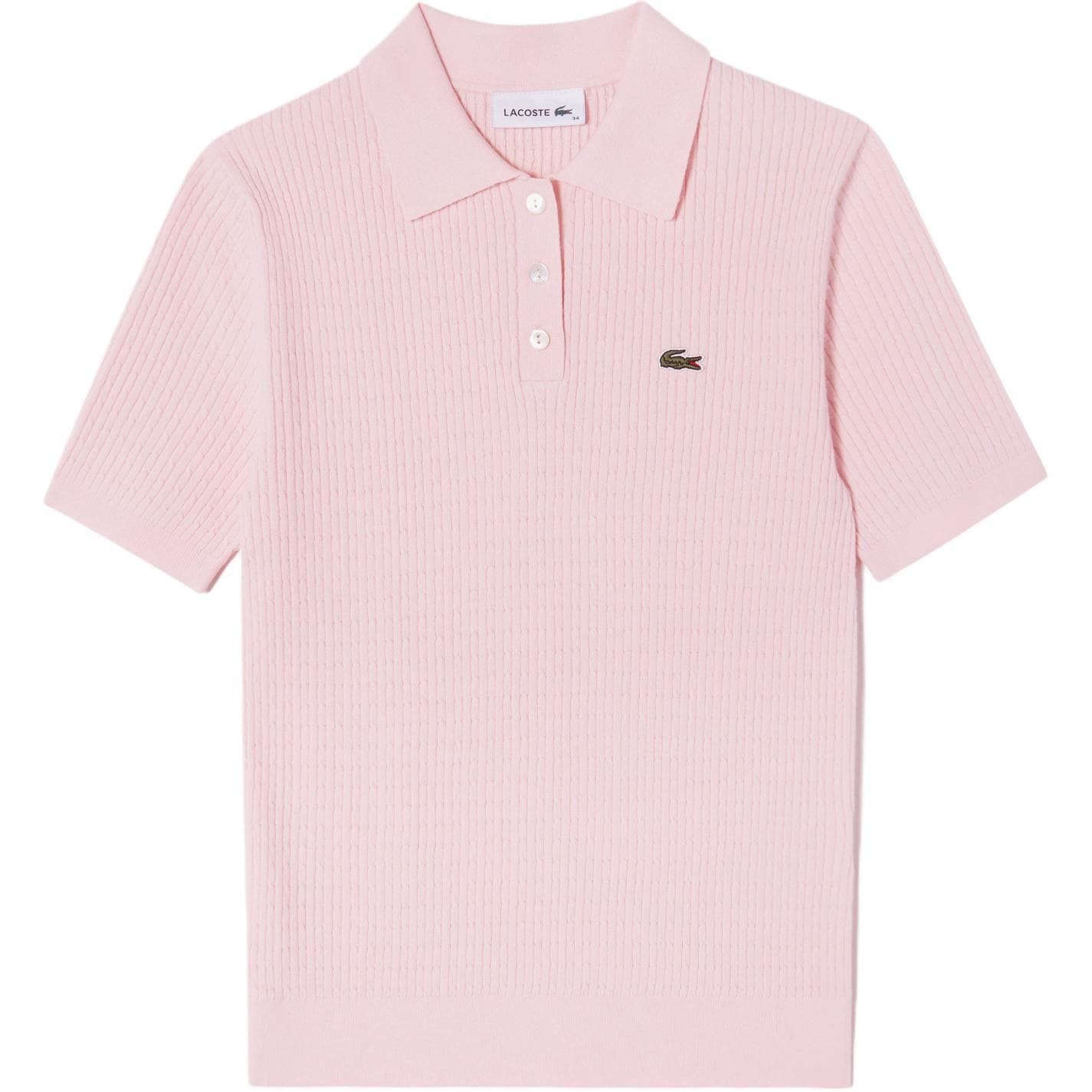 LACOSTE Поло Мужское Розовое - изображение 1
