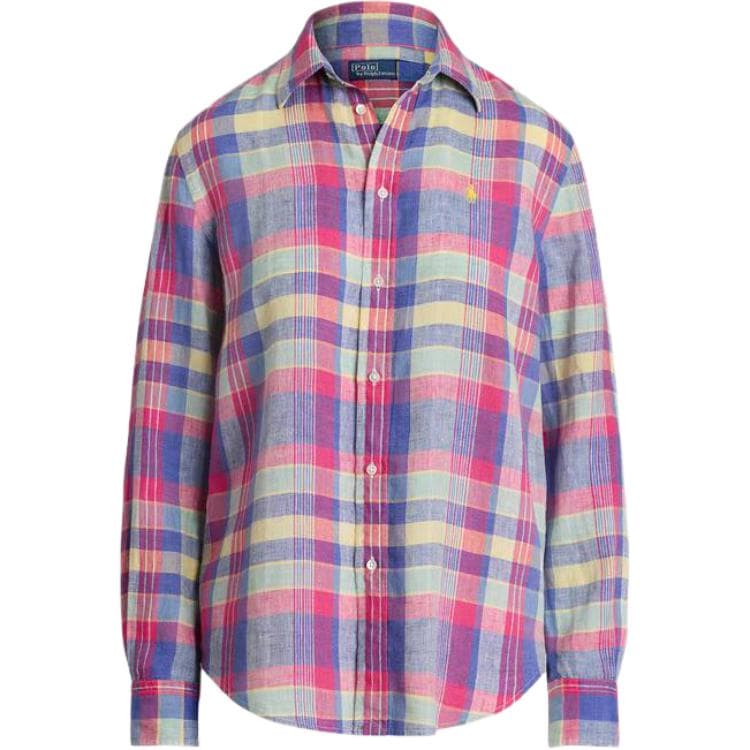 Блузка Polo Ralph Lauren SS25 Рубашка Женская Многоцветная - изображение 1