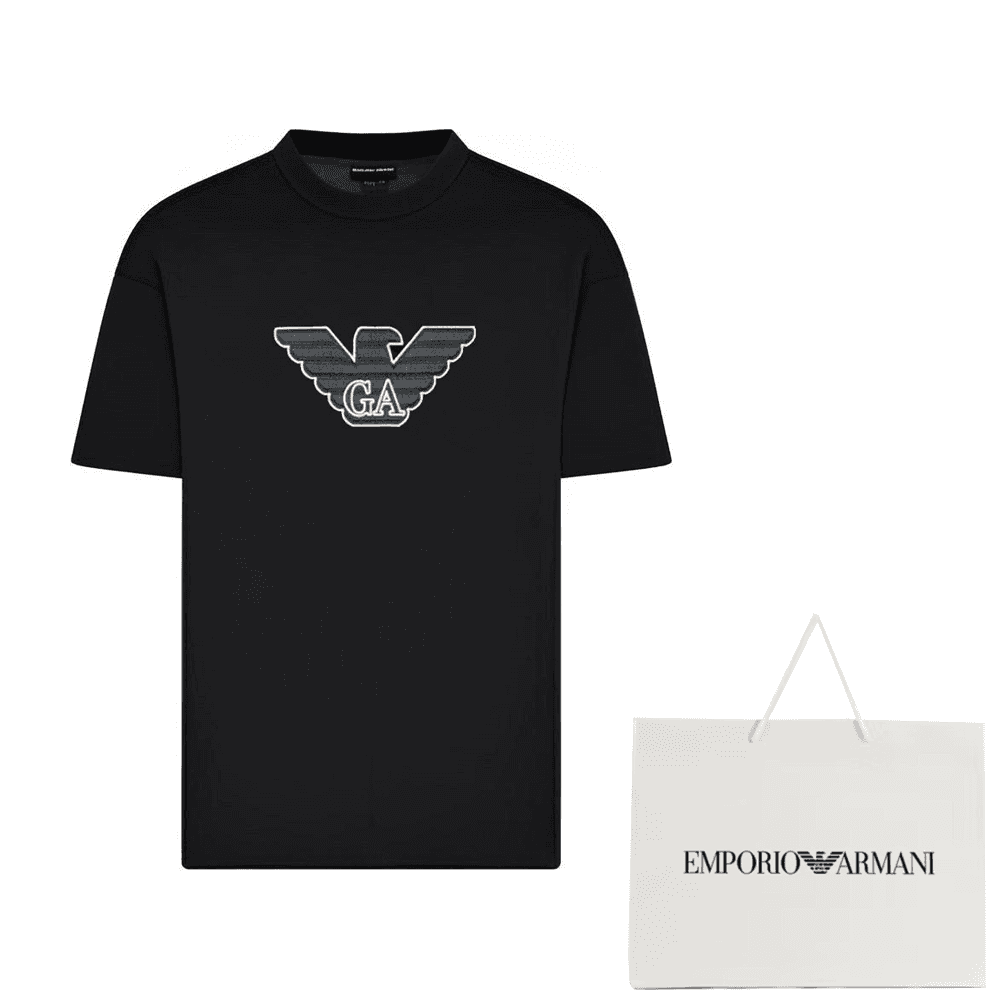 Футболка EMPORIO ARMANI SS25 LogoT - изображение 5