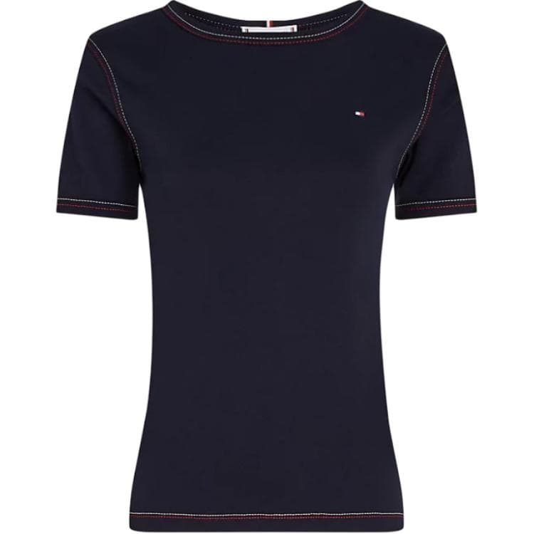 Футболка Tommy Hilfiger T-рубашка женская синяя - изображение 1
