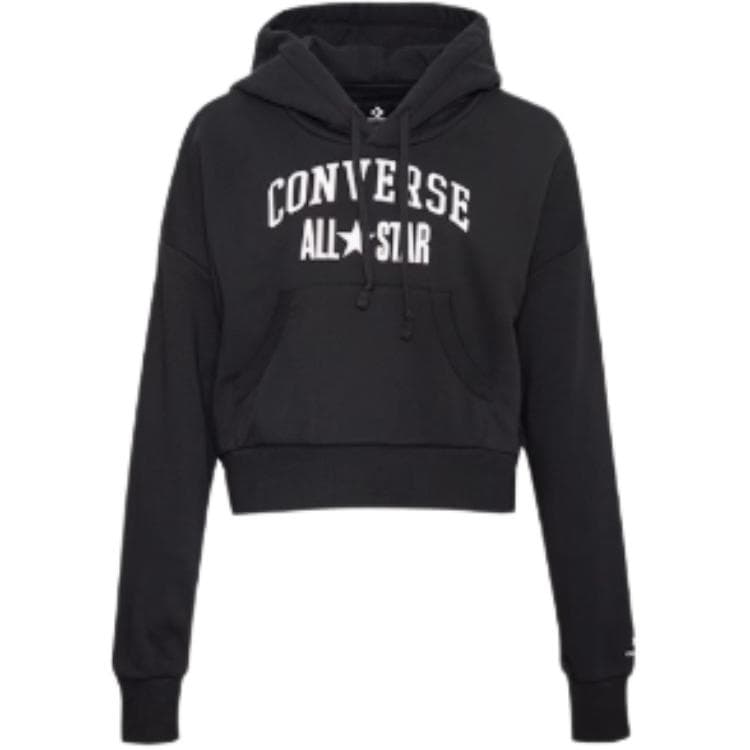 Худи Converse Толстовка с принтом букв женская черная - изображение 1