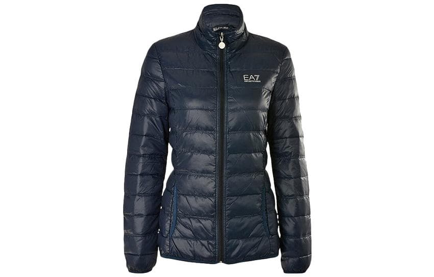 Пуховик EMPORIO ARMANI EA7 SS23 Пуховик Женский Темно-Синий - изображение 1