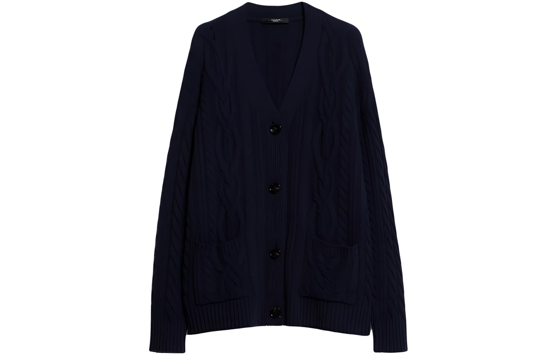 Кофта WEEKEND MaxMara Sponda Wool Yarn Cardigan V - изображение 1