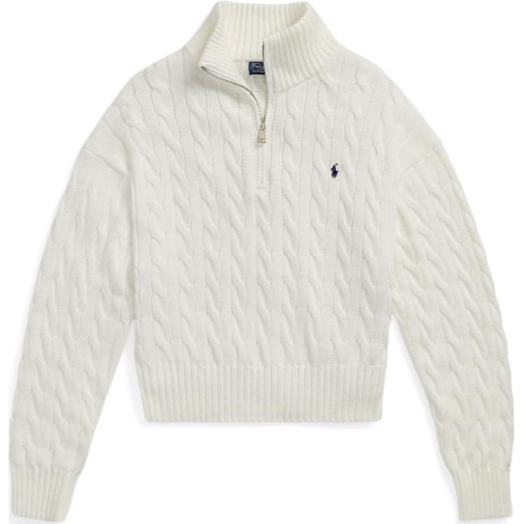 Кофта Polo Ralph Lauren Трикотаж Свободный покрой Women's White - изображение 1