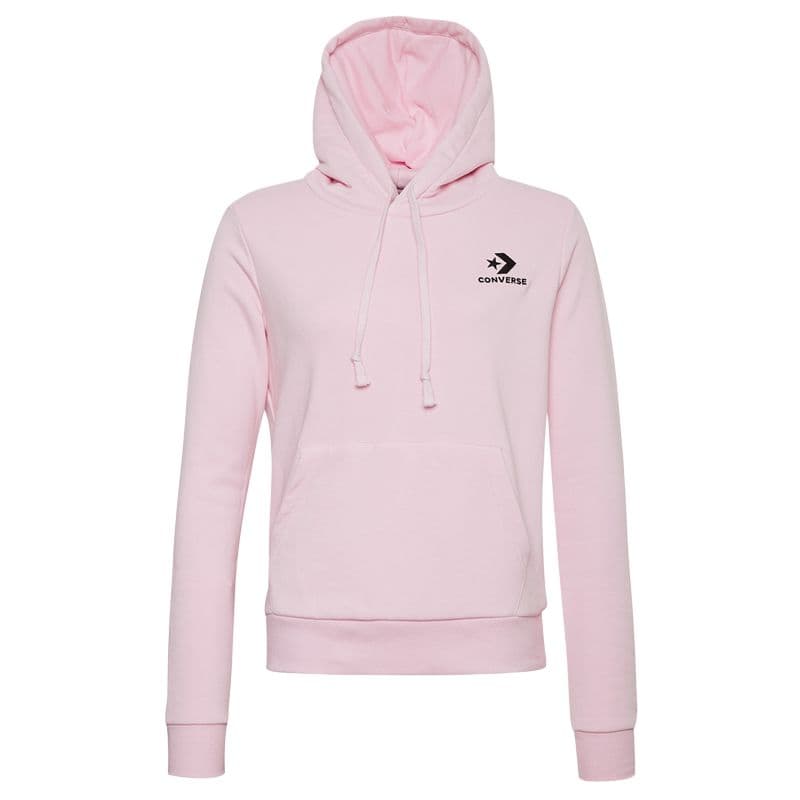 Худи Converse Star Chevron EMB PO Толстовка Женское Розовое - изображение 1