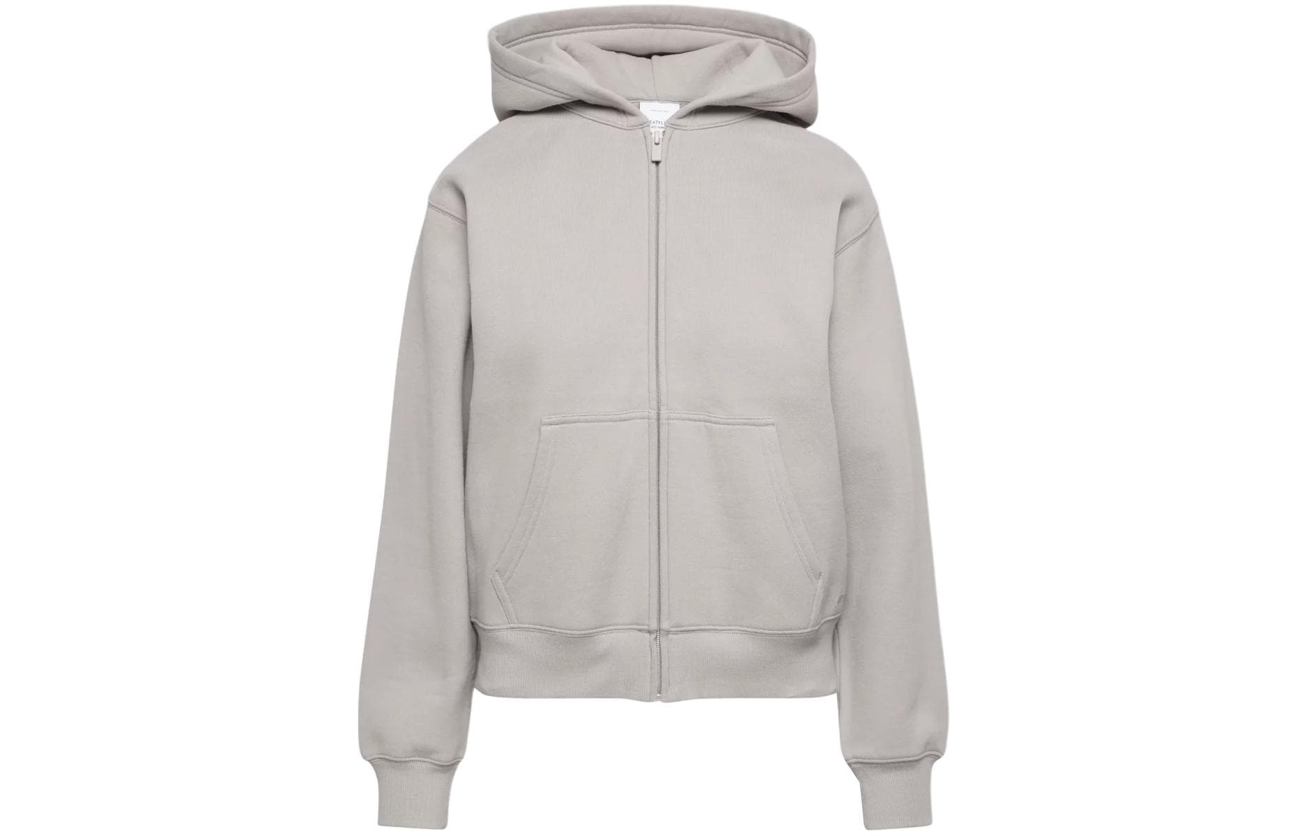 Худи ARITZIA Уютный флис Идеальная молния толстовка с флисовой подкладкой капюшон спущенные плечи длинные рукава - изображение 8