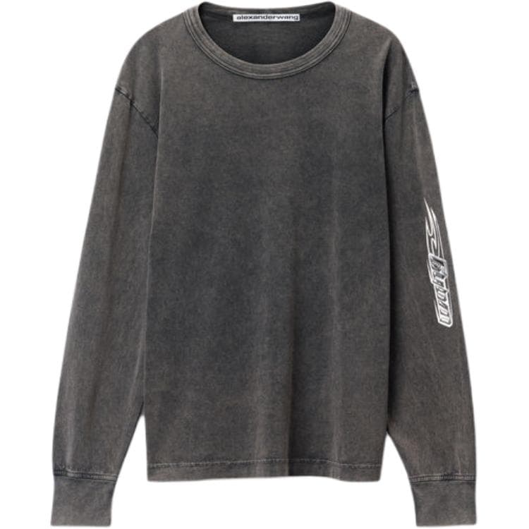 Футболка Alexander Wang T-Shirt Женская Серого цвета - изображение 1
