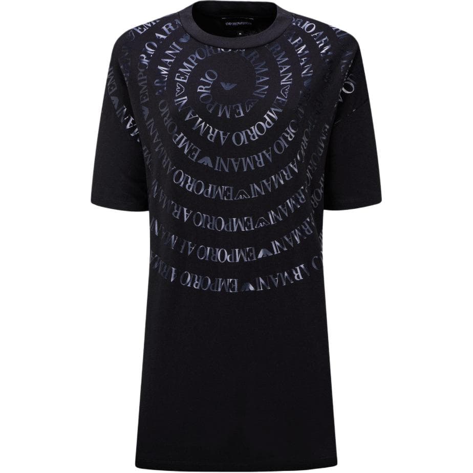 Футболка EMPORIO ARMANI T Рубашка Женская Темно-Синяя - изображение 1