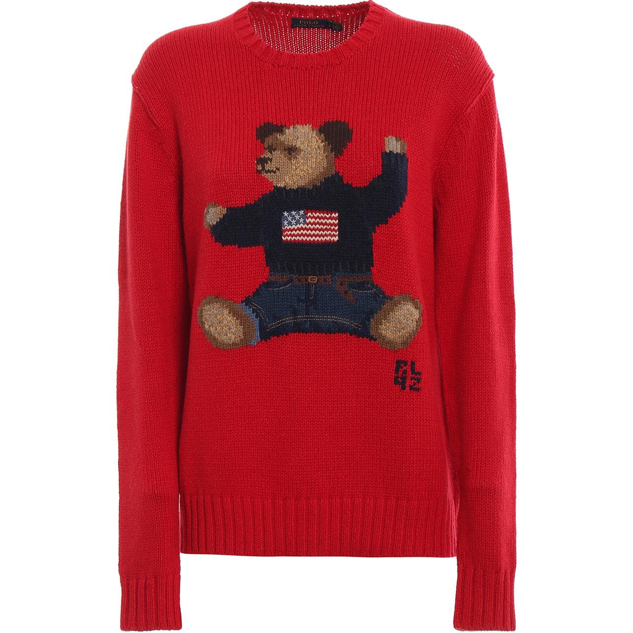 Кофта Polo Ralph Lauren Polo Bear Трикотаж Женские Красный - изображение 1