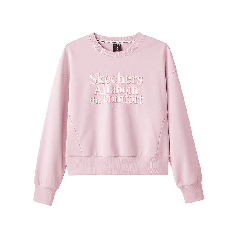Худи Skechers Sports Life Collection Худи-ханьфу Платье Женское Таро-розовый - изображение 1