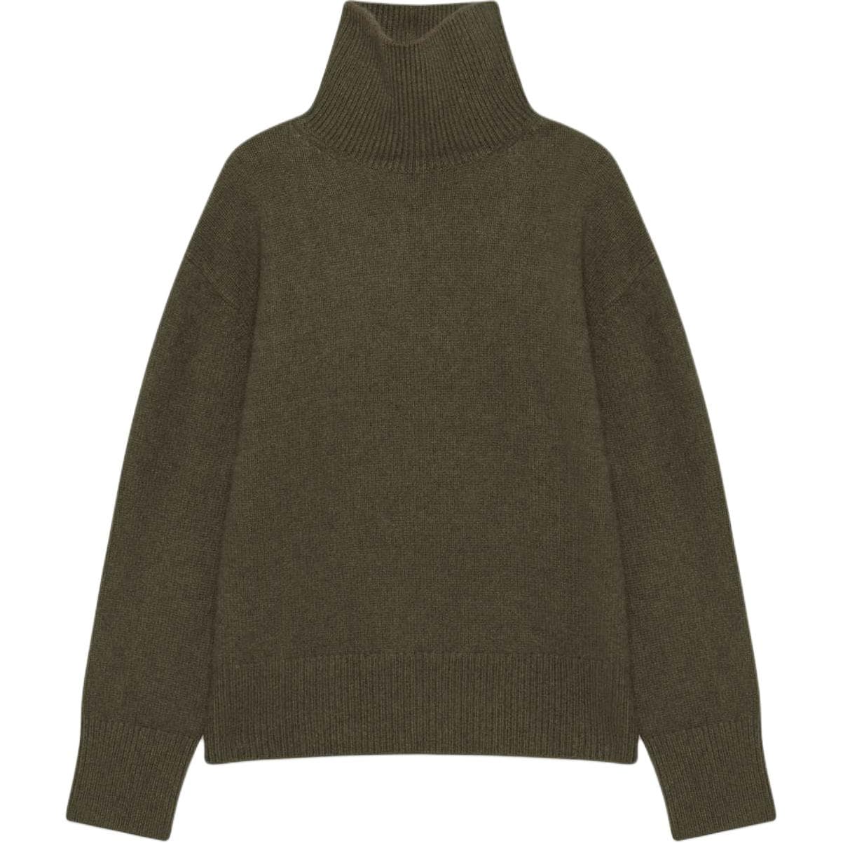 Aritzia Плюшевый Плюш с кольцевым рисунком Oversized Водолазка Плюш с кольцевым рисунком Свитер Женские - изображение 1