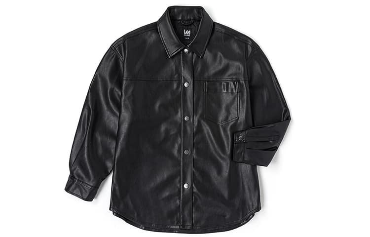 Lee Xline FW23 Кожаная Куртка Женская Черная - изображение 1