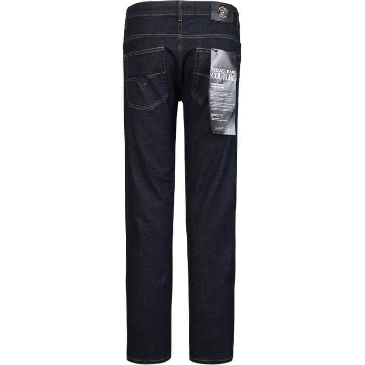 Штаны VERSACE JEANS COUTURE Джинсы Мужской Темно-синий - изображение 2