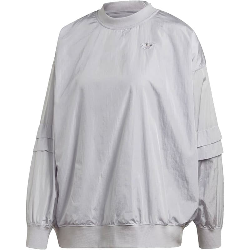 Худи Adidas Originals Худи-ханьфу платье для женщин серебристый - изображение 1