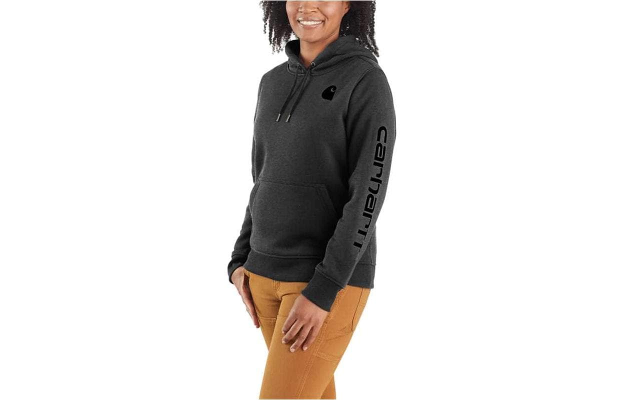 Худи Carhartt 102791 WOMEN'S MIDWEIGHT LOGO SLEEVE GRAPHIC HOODIE RELAXED FIT - изображение 1