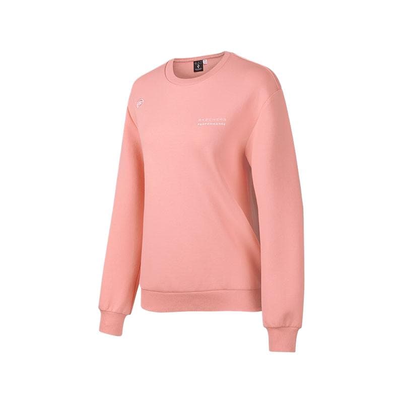 Кофта Skechers Basic Sports Свитшот Женские Свечной свет Персиково-розовый - изображение 1