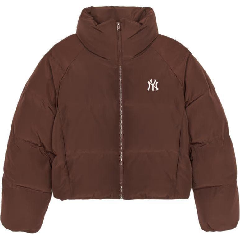 Пуховик MLB New York Yankees Женская пуховая куртка коричневого цвета - изображение 1